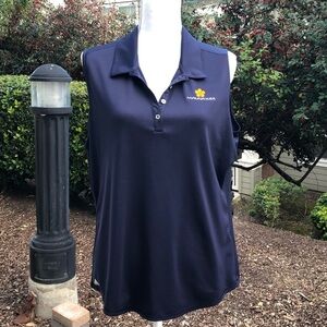 Mauna Kea Women’s Sleeveless Adidas Golf Shirt Navy Blue XXL